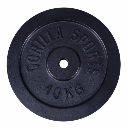 Valurautainen Levypaino 2x10kg 2x5kg Musta Valurautainen Levypaino 2x10kg 2x5kg Musta