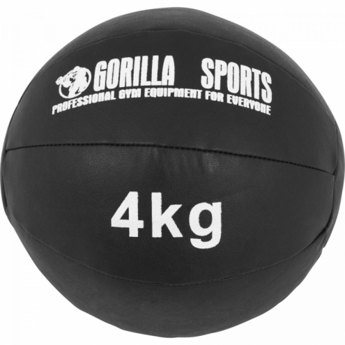 Wall Ball Kuntopallosetti 1 kg - 5 kg, Musta PU