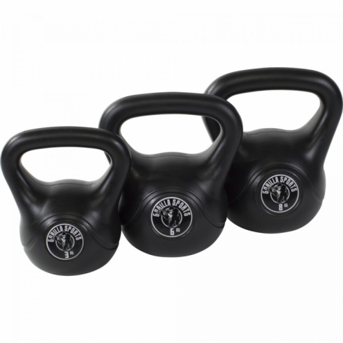 Vinyylikahvakuula Setti 3 kg, 6 kg ja 8 kg Vinyylikahvakuula Setti 3 kg, 6 kg ja 8 kg