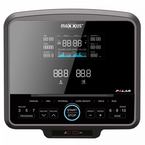 MAXXUS RunMaxx 7.1. Juoksumatto Kokoontaitettava LCD-Näyttö Max. 120kg