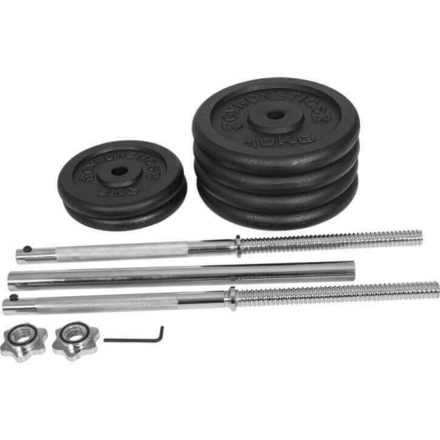Valurautainen levytankosarja E-sarja 25mm 56,5kg Valurautainen levytankosarja E-sarja 25mm 56,5kg
