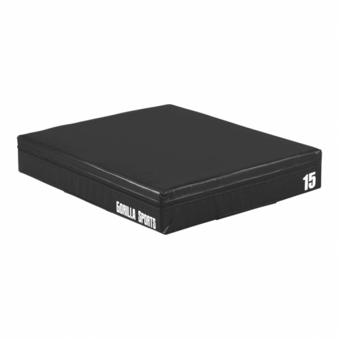 Gorilla Sports pehmeä Plyobox 15-60cm musta Gorilla Sports pehmeä Plyobox 15-60cm musta