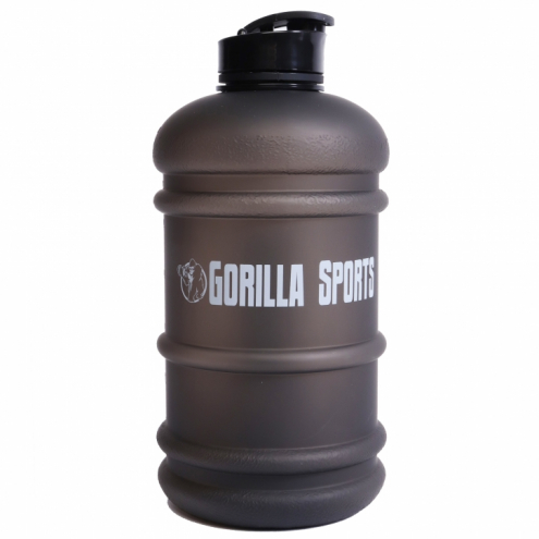 Juomapullo / Water Jug -Pullo 2.2 Litraa, 27x12cm, 100% BPA-vapaa, Musta/Punainen