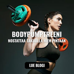 Supertehokas bodypumptreeni onnistuu kotona