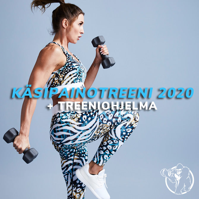 Käsipainotreeni & treeniohjelma aloittelijoille