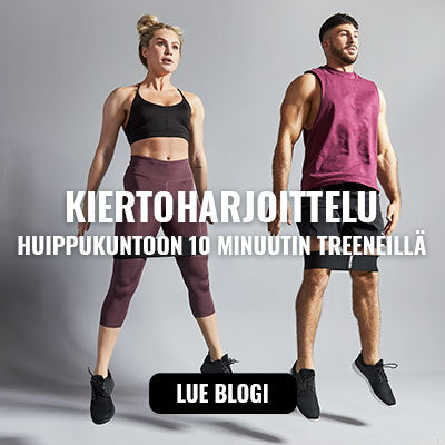 Huippukuntoon 10 minuutin treenillä? Näin onnistut kiertoharjoittelussa