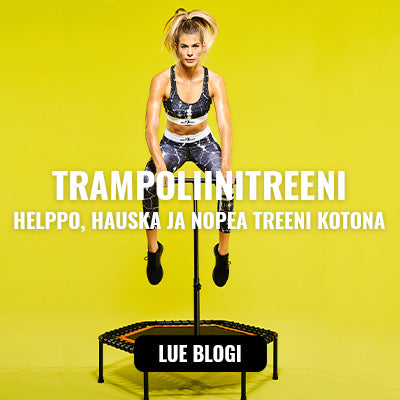 Helppo & hauska trampoliinitreeni parissa minuutissa
