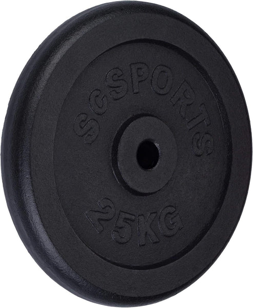 Valurautaiset levypainot 30/31 mm, 20–120 kg