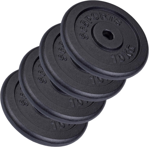 Valurautainen levypainosetti 30/31 mm, 15–60 kg