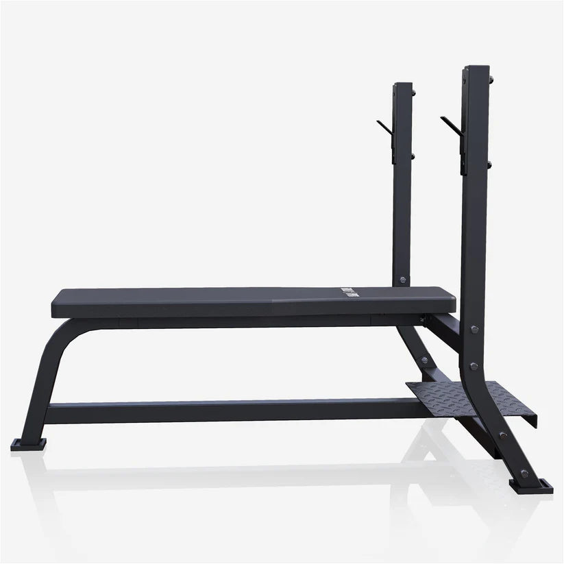 Leveä Painonnostopenkki / Punnerruspenkki 143x110x103cm Max. 250kg Musta