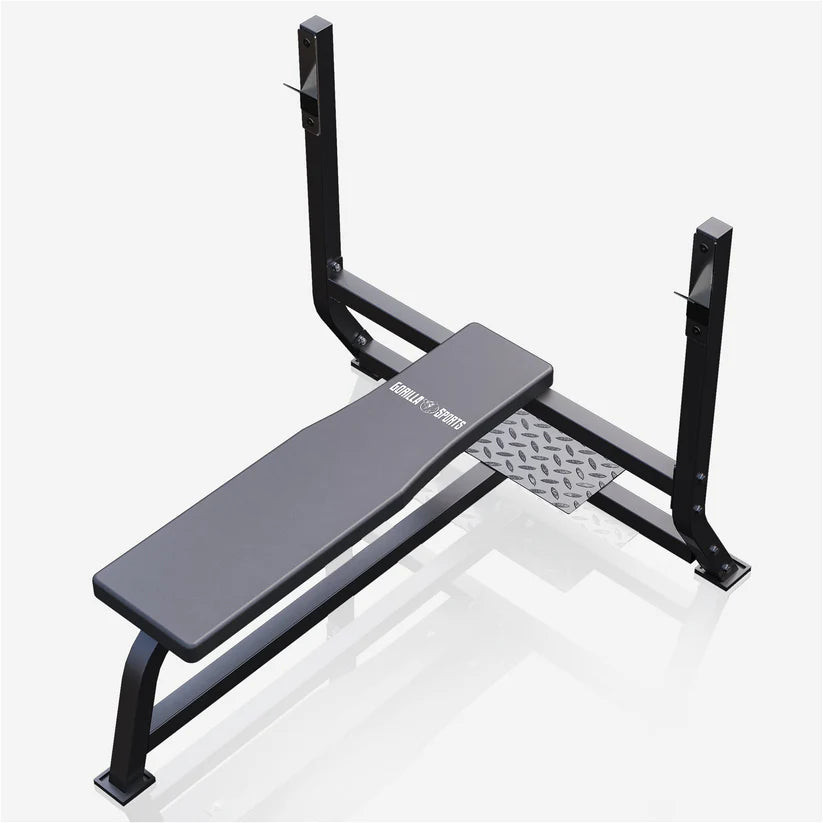 Leveä Painonnostopenkki / Punnerruspenkki 143x110x103cm Max. 250kg Musta