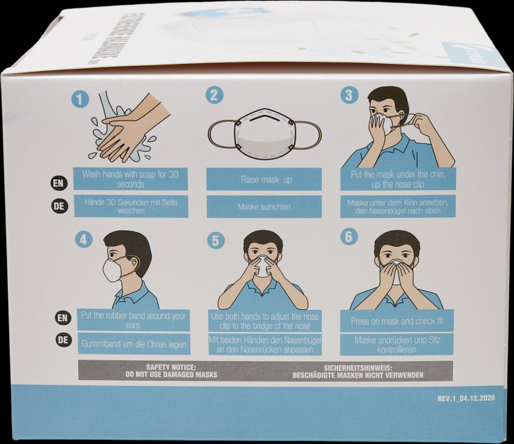 Kasvomaski FFP2 Kertakäyttöinen 10kpl