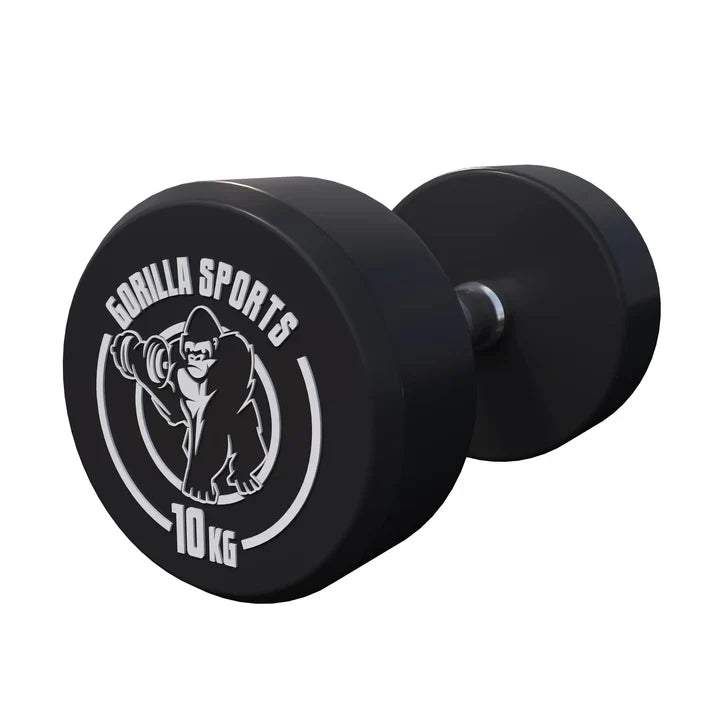 OUTLET - Pro kiinteä käsipaino kumipinnoitteella - 22,5 kg