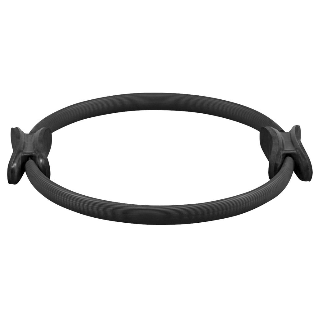 Pilatesrengas 39cm, Ergonomiset Kahvat, Musta