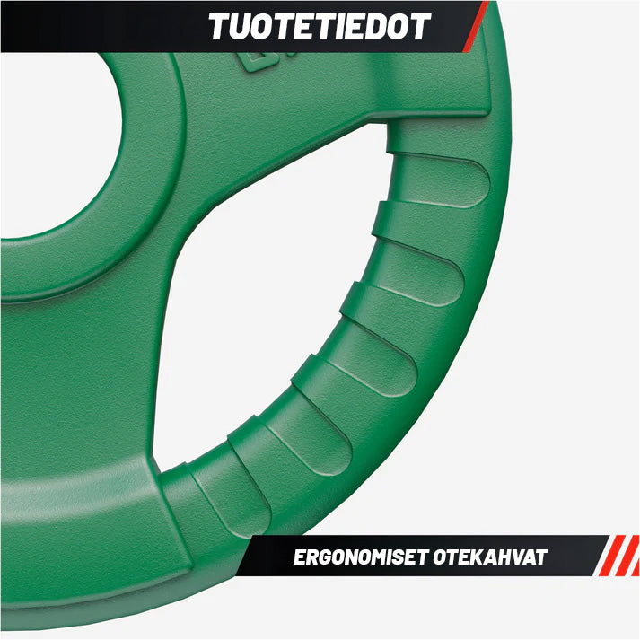 Olympia-levypainosetti otekahvoilla 30 kg