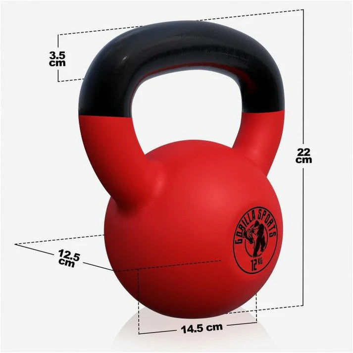 Pro-kahvakuulasetti 4 kg, 8 kg ja 12 kg