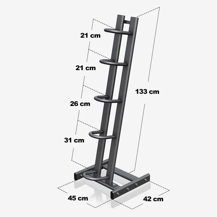 Kuntopalloteline 5 pallolle 129 cm