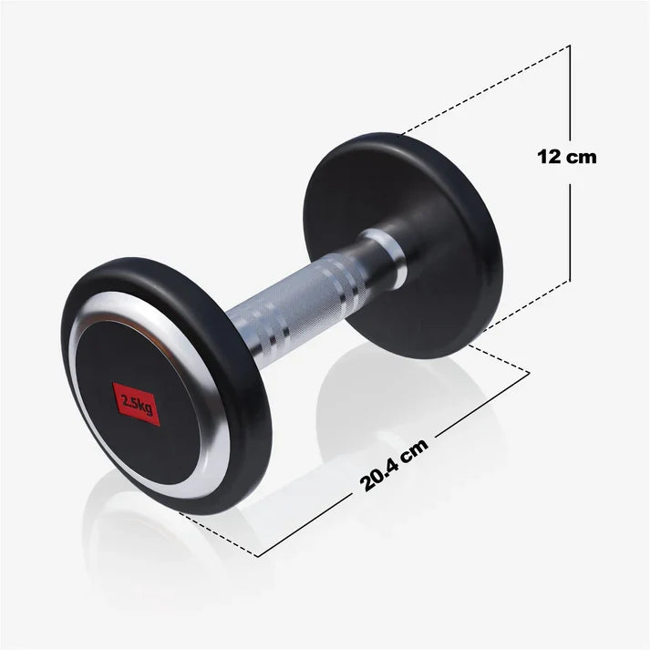 OUTLET - Pro kiinteä kumipinnoitettu käsipaino 2,5–50 kg - 10 kg