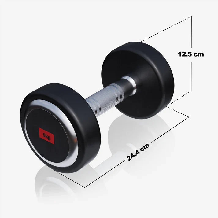 OUTLET - Pro kiinteä kumipinnoitettu käsipaino 2,5–50 kg - 10 kg