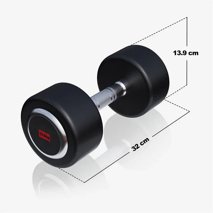 OUTLET - Pro kiinteä kumipinnoitettu käsipaino 2,5–50 kg - 10 kg