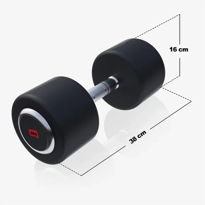 OUTLET - Pro kiinteä kumipinnoitettu käsipaino 2,5–50 kg - 10 kg