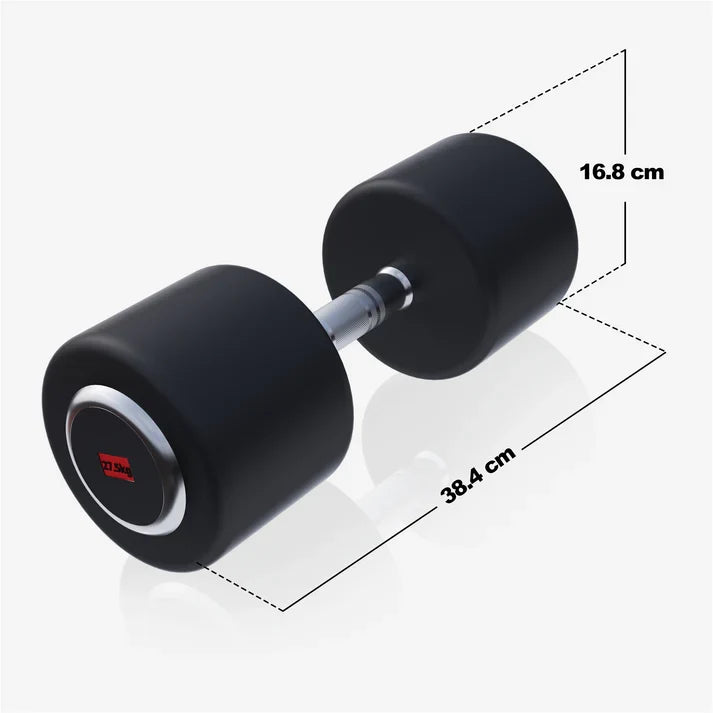 OUTLET - Pro kiinteä kumipinnoitettu käsipaino 2,5–50 kg - 10 kg