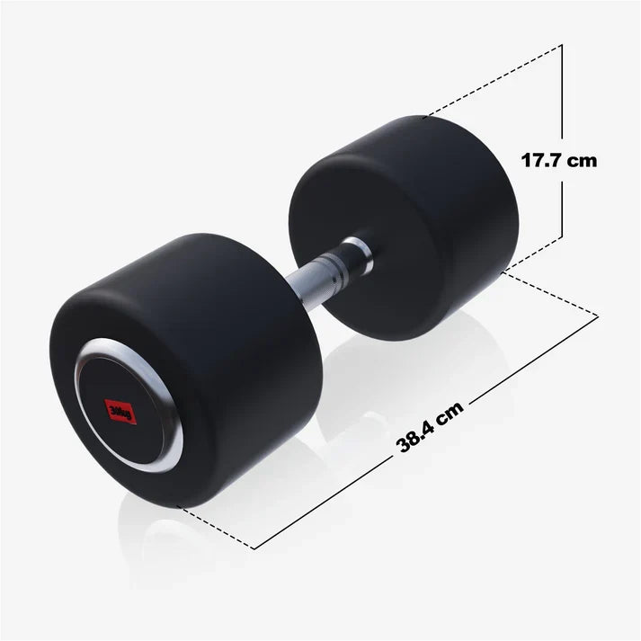 OUTLET - Pro kiinteä kumipinnoitettu käsipaino 2,5–50 kg - 10 kg
