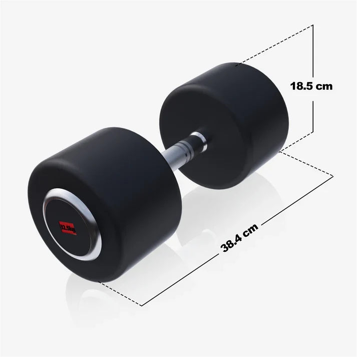OUTLET - Pro kiinteä kumipinnoitettu käsipaino 2,5–50 kg - 10 kg