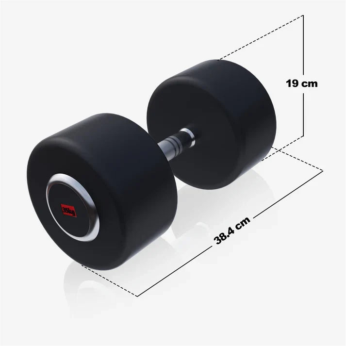 OUTLET - Pro kiinteä kumipinnoitettu käsipaino 2,5–50 kg - 10 kg