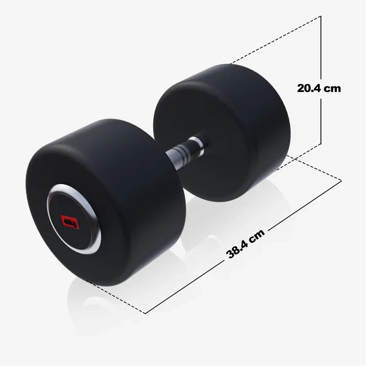 OUTLET - Pro kiinteä kumipinnoitettu käsipaino 2,5–50 kg - 10 kg