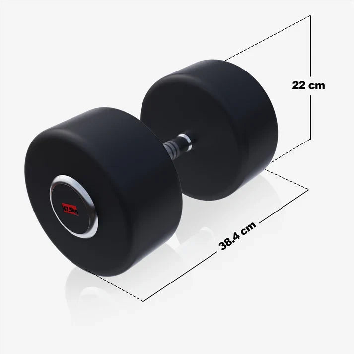 OUTLET - Pro kiinteä kumipinnoitettu käsipaino 2,5–50 kg - 10 kg