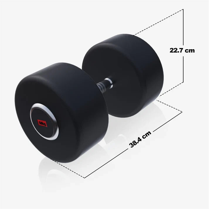 OUTLET - Pro kiinteä kumipinnoitettu käsipaino 2,5–50 kg - 10 kg