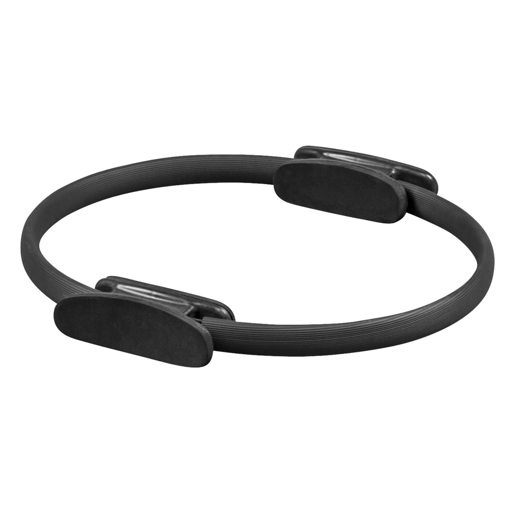Pilatesrengas 39cm, Ergonomiset Kahvat, Musta