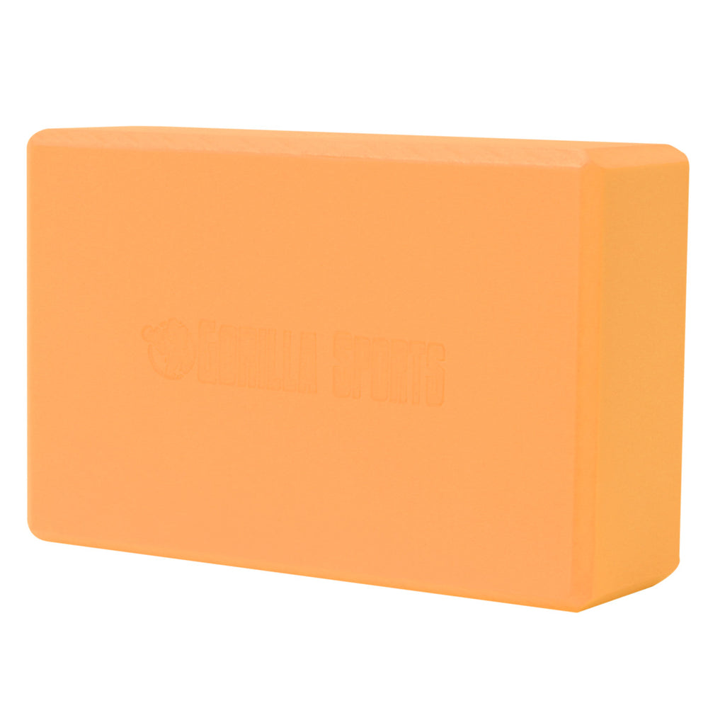 Yoga Block, Joogapalikka, 23,5x15x8cm, Oranssi