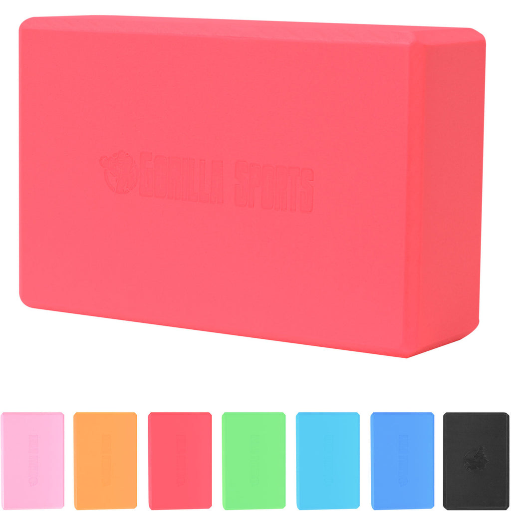 Yoga Block, Joogapalikka, 23,5x15x8cm, Punainen
