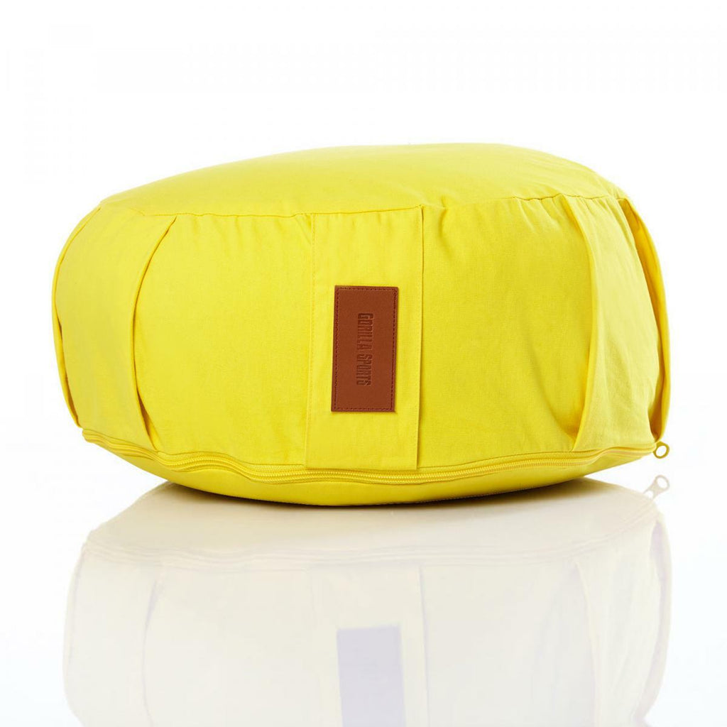 Joogatyyny, Puuvilla, Keltainen, 34x18cm