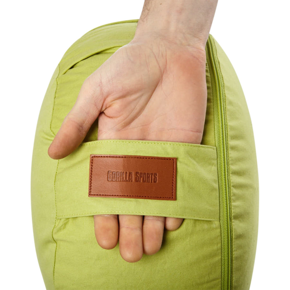 Joogatyyny, Puuvilla, Lime, 34x18cm