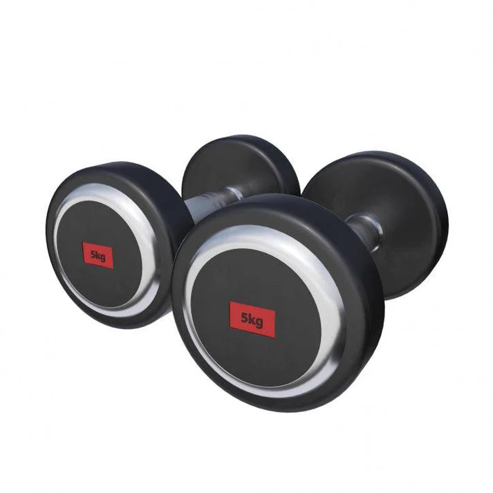 Kiinteät käsipainot ja 2-tasoinen käsipainoteline, 90 kg, max. 250 kg, harmaa