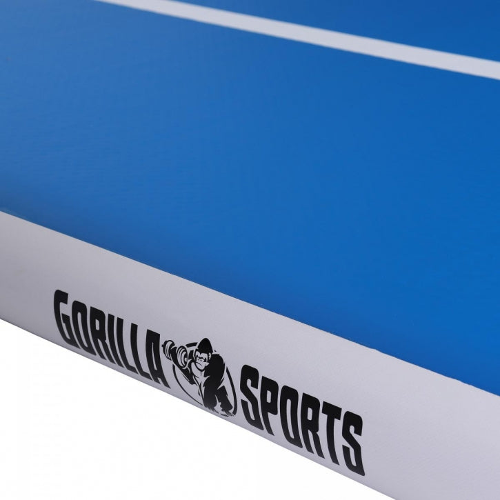 AirTrack Ilmavolttirata 300x100x10cm 2-Kerroksinen PVC Sininen/Valkoinen