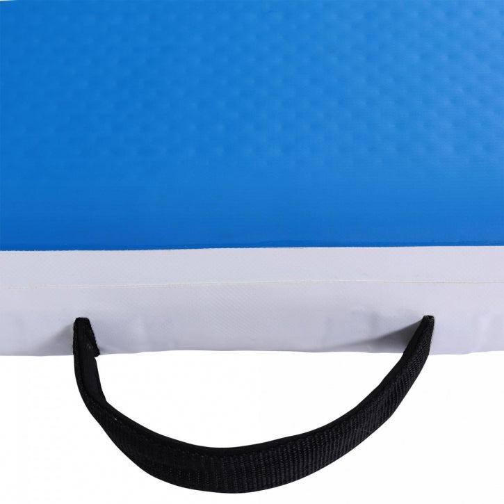 AirTrack Ilmavolttirata 300x100x10cm 2-Kerroksinen PVC Sininen/Valkoinen