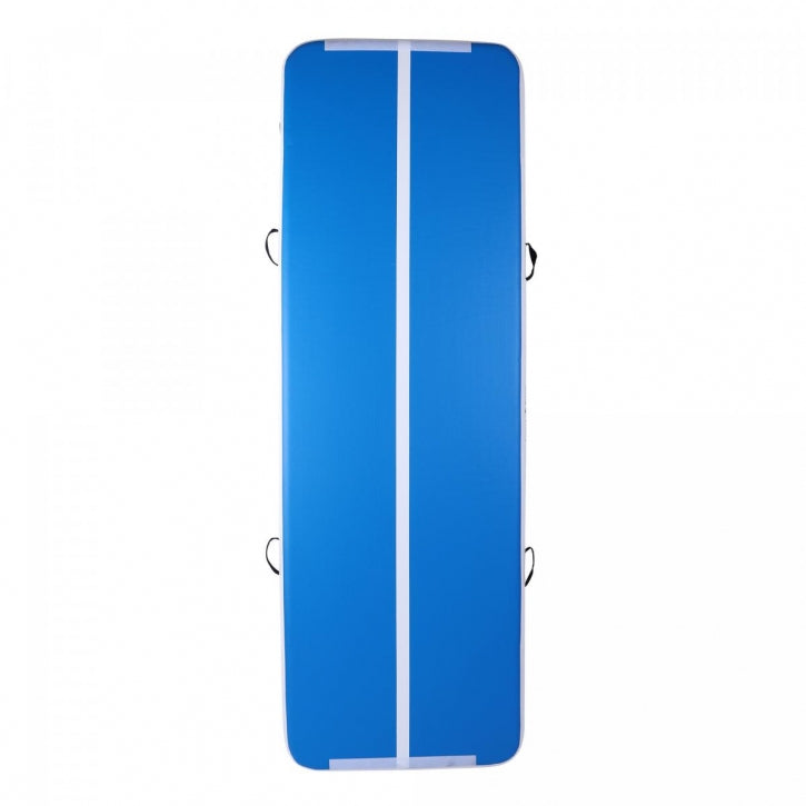 AirTrack Ilmavolttirata 500x100x10cm 2-Kerroksinen PVC Sininen/Valkoinen