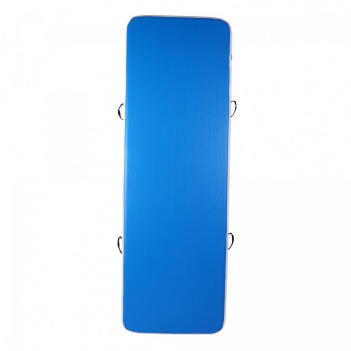 AirTrack Ilmavolttirata 500x100x10cm 2-Kerroksinen PVC Sininen/Valkoinen