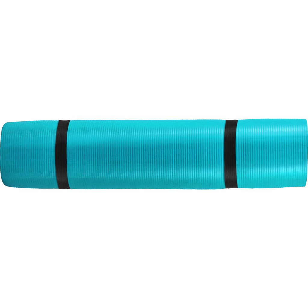 Jumppamatto Kantohihnalla, Sininen, 190x100x1,5cm