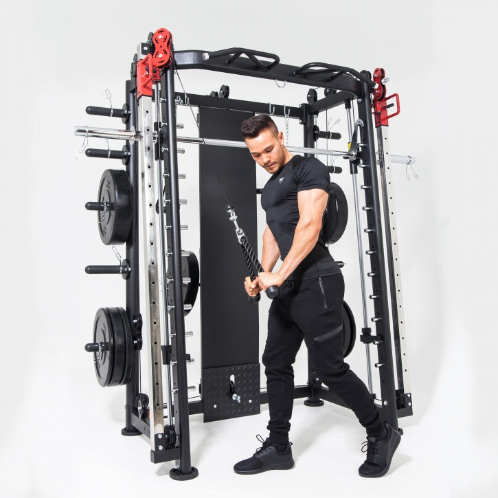 Smith-Laite XXL / Kuntokeskus Vetotaljoilla Ja Leuanvetotangolla Ø 50/51mm Levypainoille