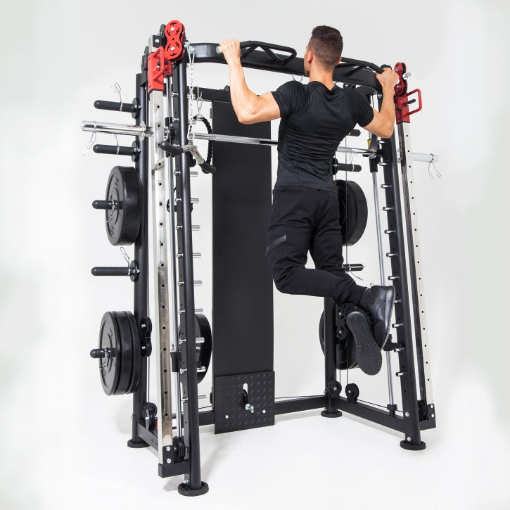 Smith-Laite XXL / Kuntokeskus Vetotaljoilla Ja Leuanvetotangolla Ø 50/51mm Levypainoille