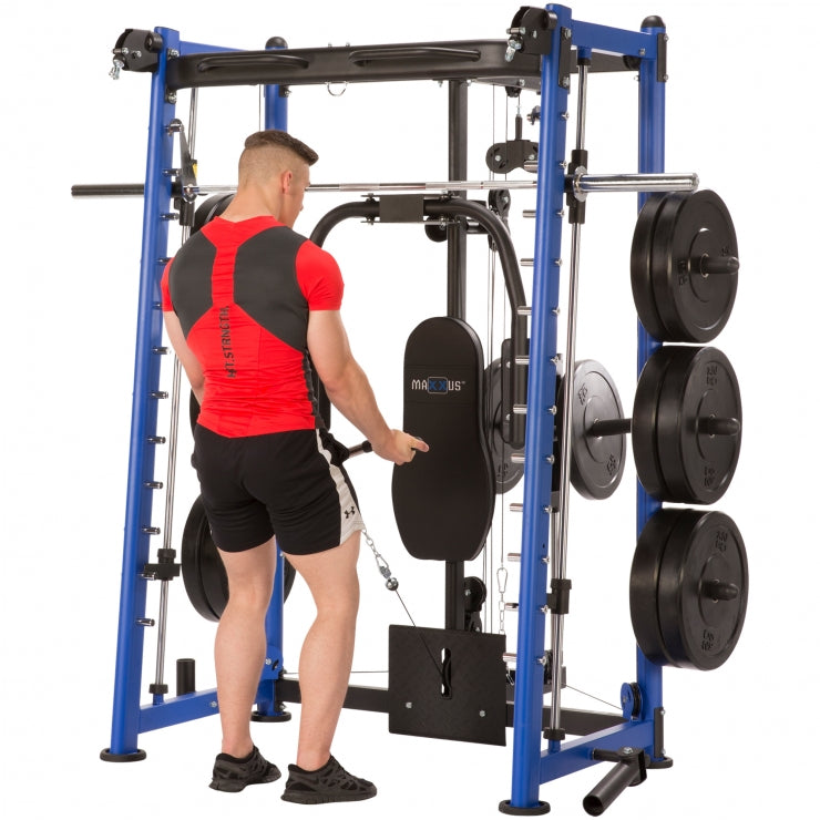 MAXXUS Smith-Laite 9.1 / Kuntokeskus Ja Säädettävä Painopenkki Ø 50/51mm Levypainoille