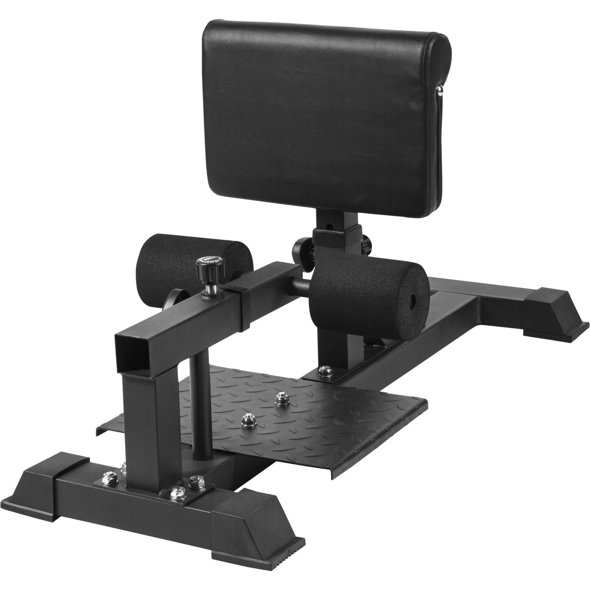 Sissy Squat Penkki / Kyykkylaite Säädettävä 102x40x49,5-61cm Musta