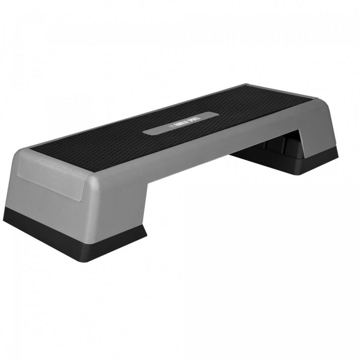 Steppilauta L, Korkeussäädettävä, Harmaa/Musta, 95x38x15cm