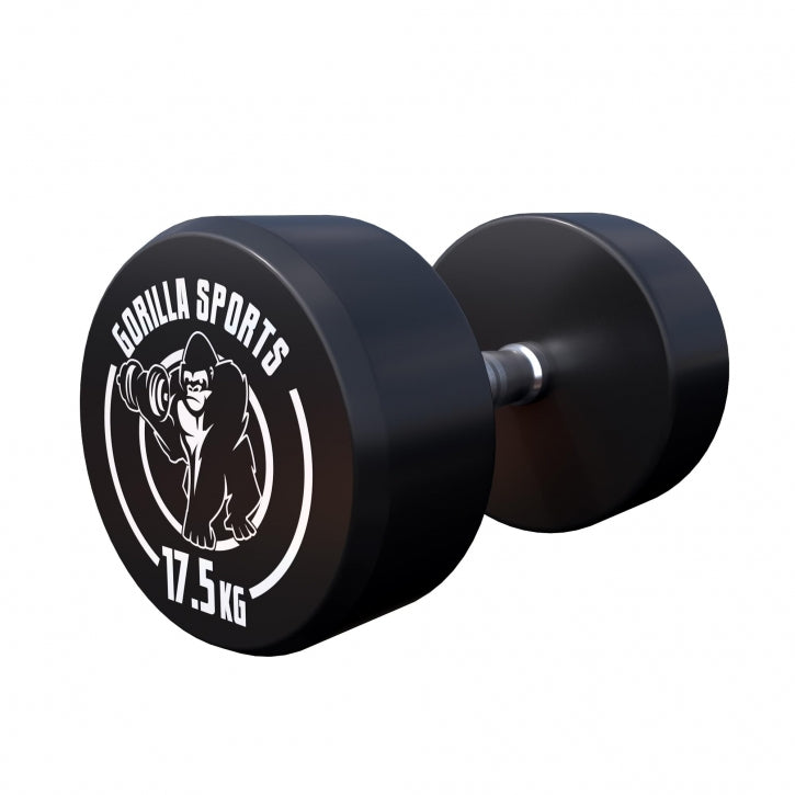 OUTLET - Pro kiinteä käsipaino kumipinnoitteella - 22,5 kg