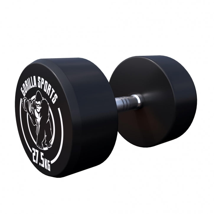 OUTLET - Pro kiinteä käsipaino kumipinnoitteella - 22,5 kg